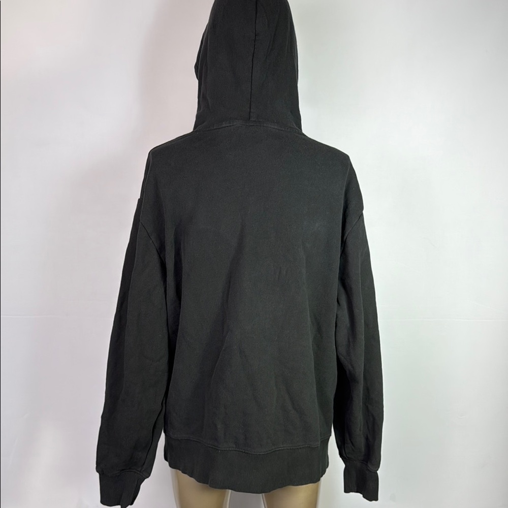 Superdry Core Sport In Black Hoodie Bold Branding Casual Style - Picture 6 of 9